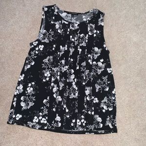 Flower patterned blouse